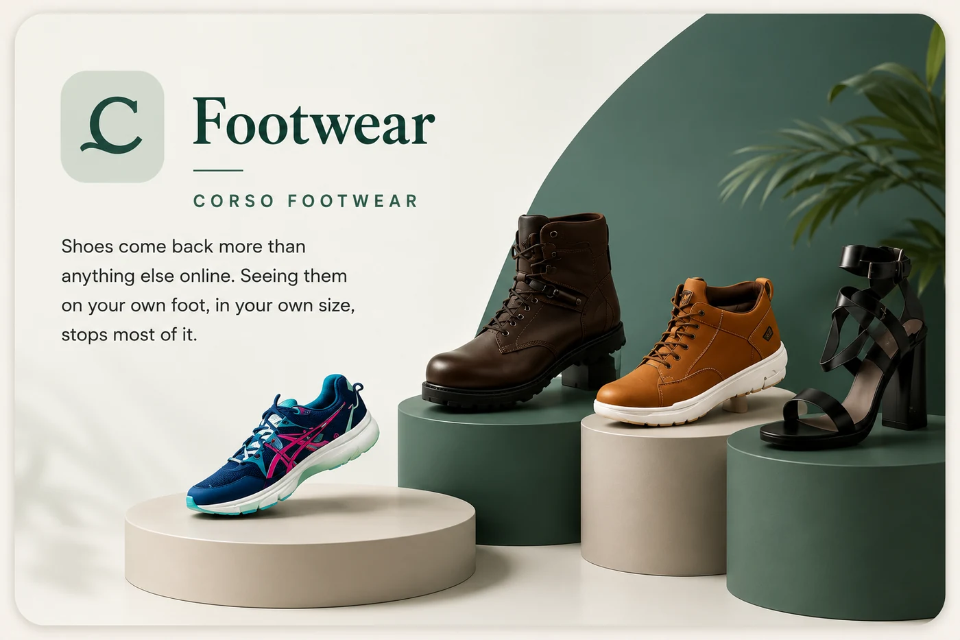 Corso Footwear, a footwear AR catalogue